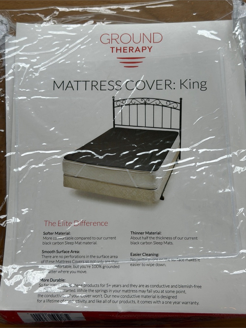 Ground Therapy Mattress Cover King & Pillow Cover Kit